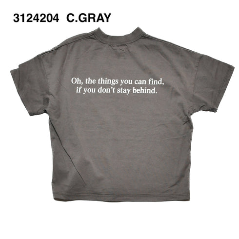 【130/140/150cm】カジュアル2柄ロゴTシャツ3124204j【NEWO/ネオ】